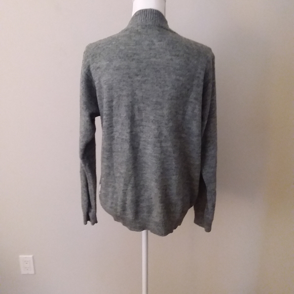 Alfred Dunner Grey and White Argle Sweater - Picture 6 of 9